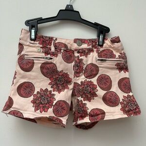 Scotch r’belle girls pink fruit flower shorts size 6